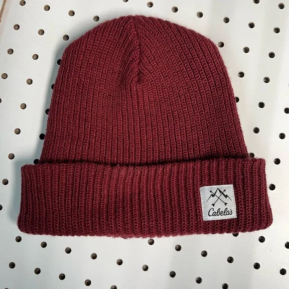 Cabela's Burgundy Knit Hat - Picture 1 of 1